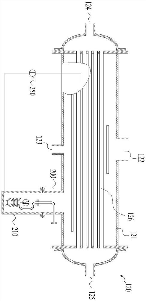 Condenser and air supply system for suspension bearing