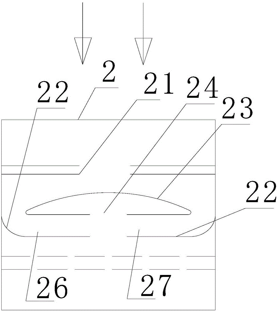 Impinging stream gas purification system