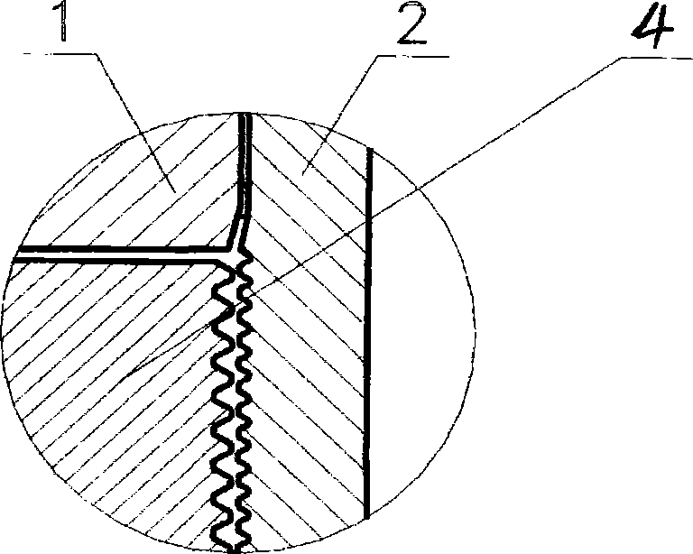 Piston sealing structure of vertical non-lubrication piston compressor