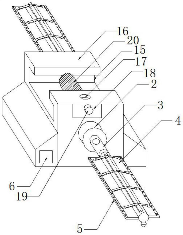 Motion structure of inspection robot