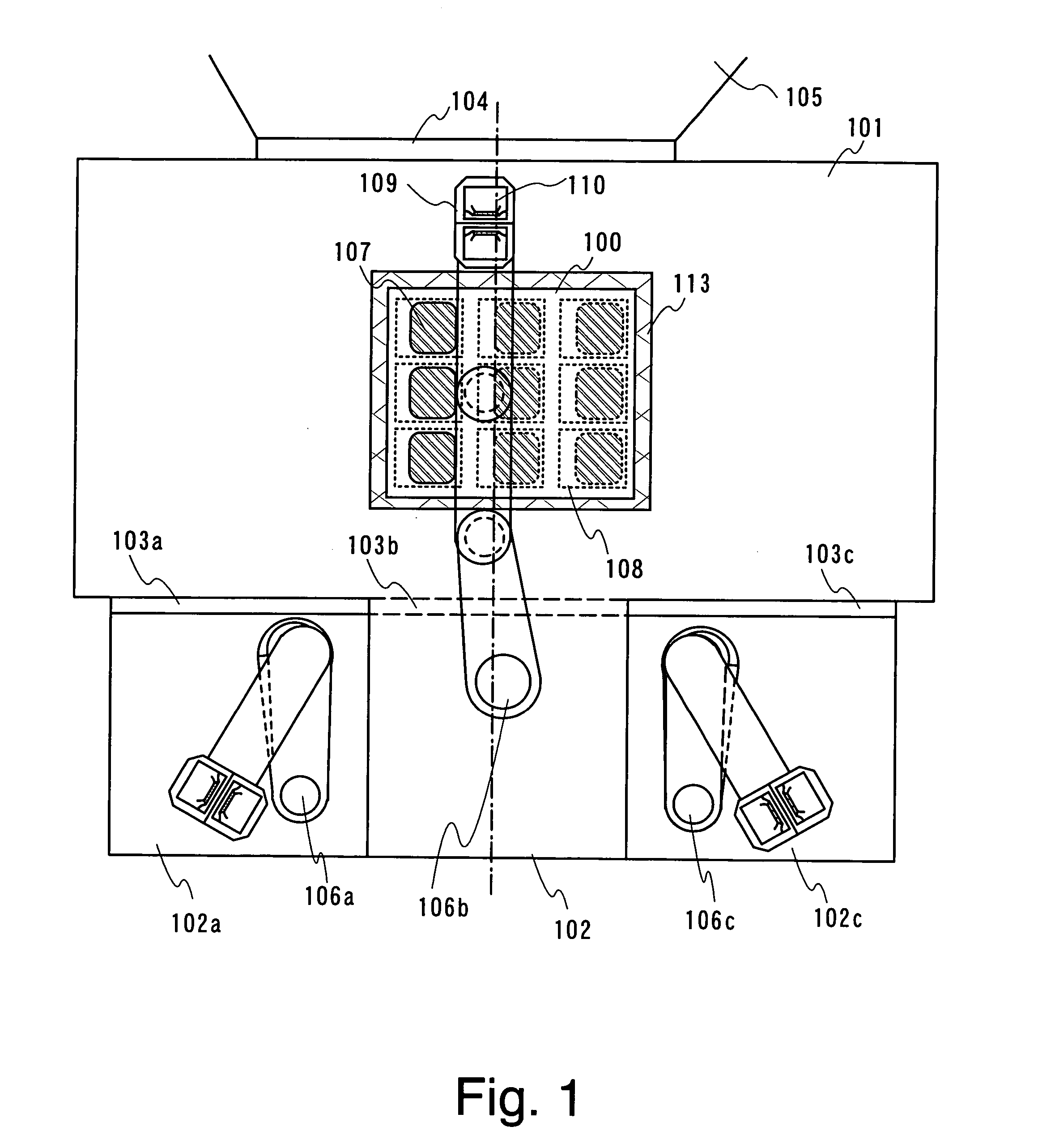 Apparatus for forming a film and an electroluminescence device