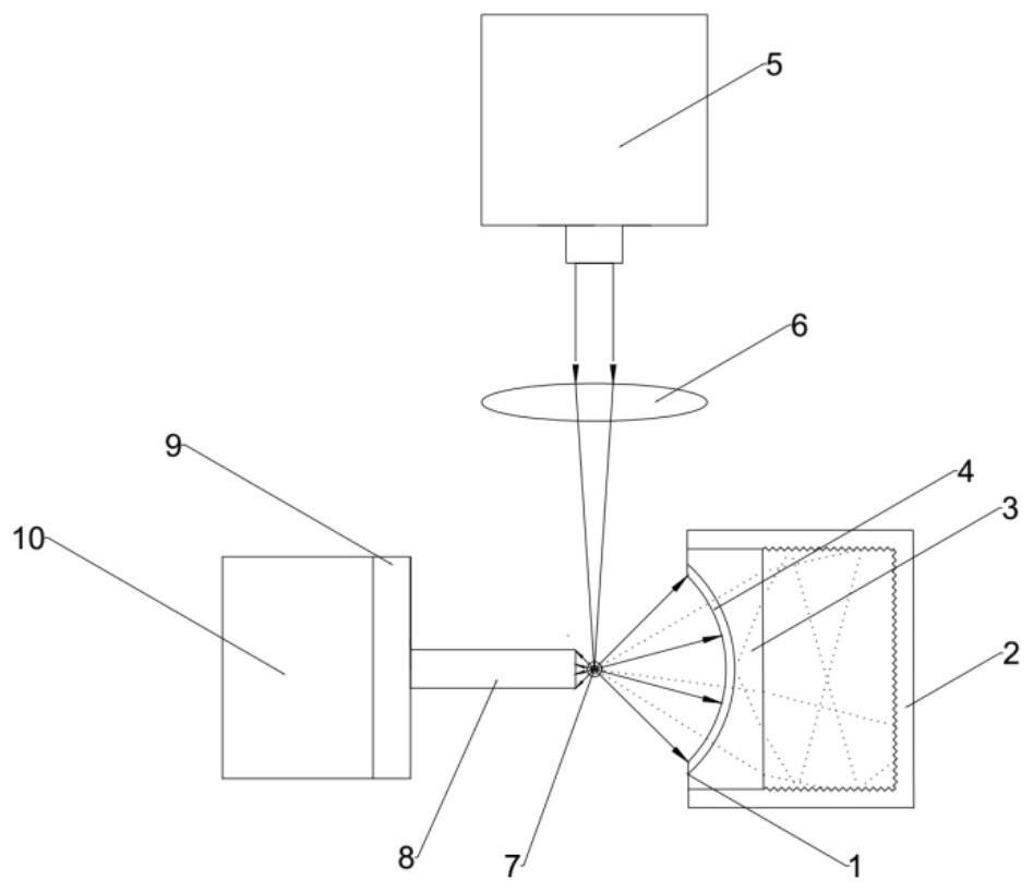 A Dichroic Curved Mirror Structure for Improving the Signal-to-Noise Ratio of a Fluorescence Detector