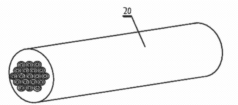 Preparation method of conductive plastics master batch containing stainless steel fibers