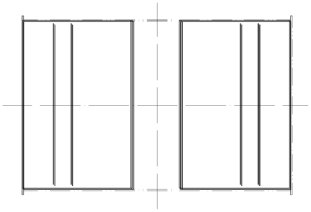 Slag discharge device for primary cooler