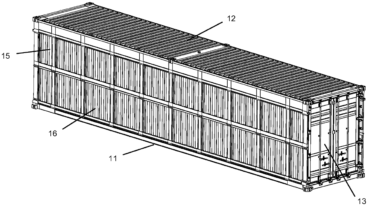 Connecting mechanism and collapsible container with same