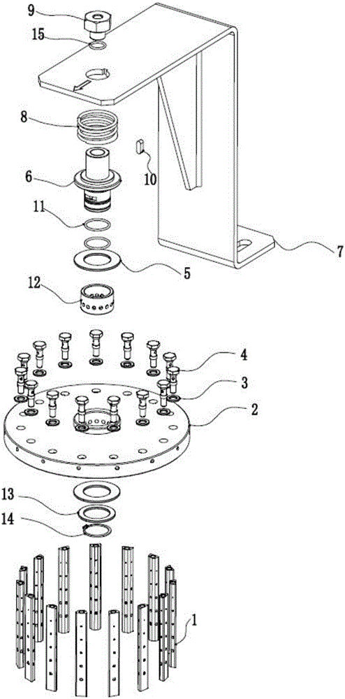 Bearing tooth surface lubricating device for wind generating set
