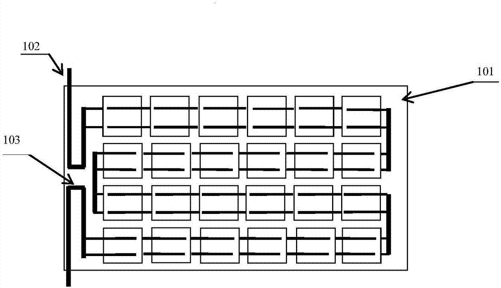 Splicing type installation method for flexible thin film solar cell module of curtain or roof photovoltaic power station