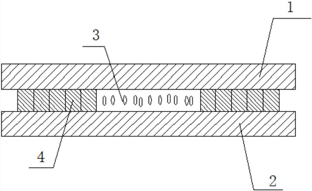 Liquid crystal display panel with novel encapsulation rubber frame structure