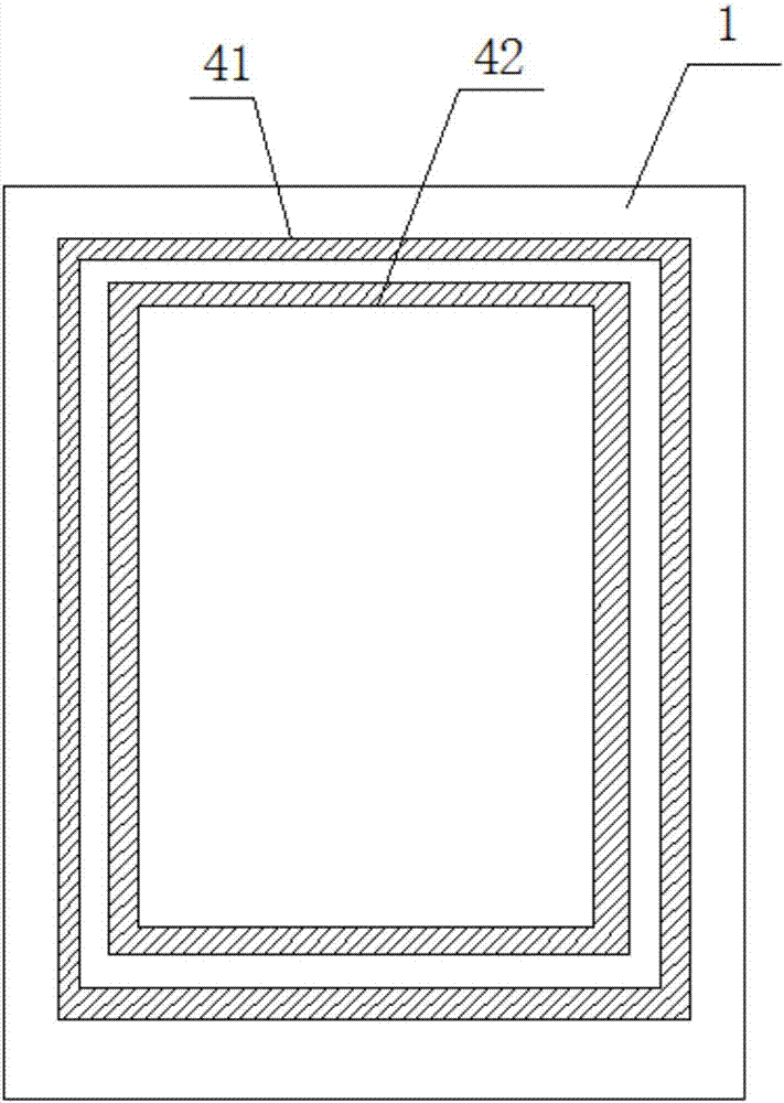 Liquid crystal display panel with novel encapsulation rubber frame structure