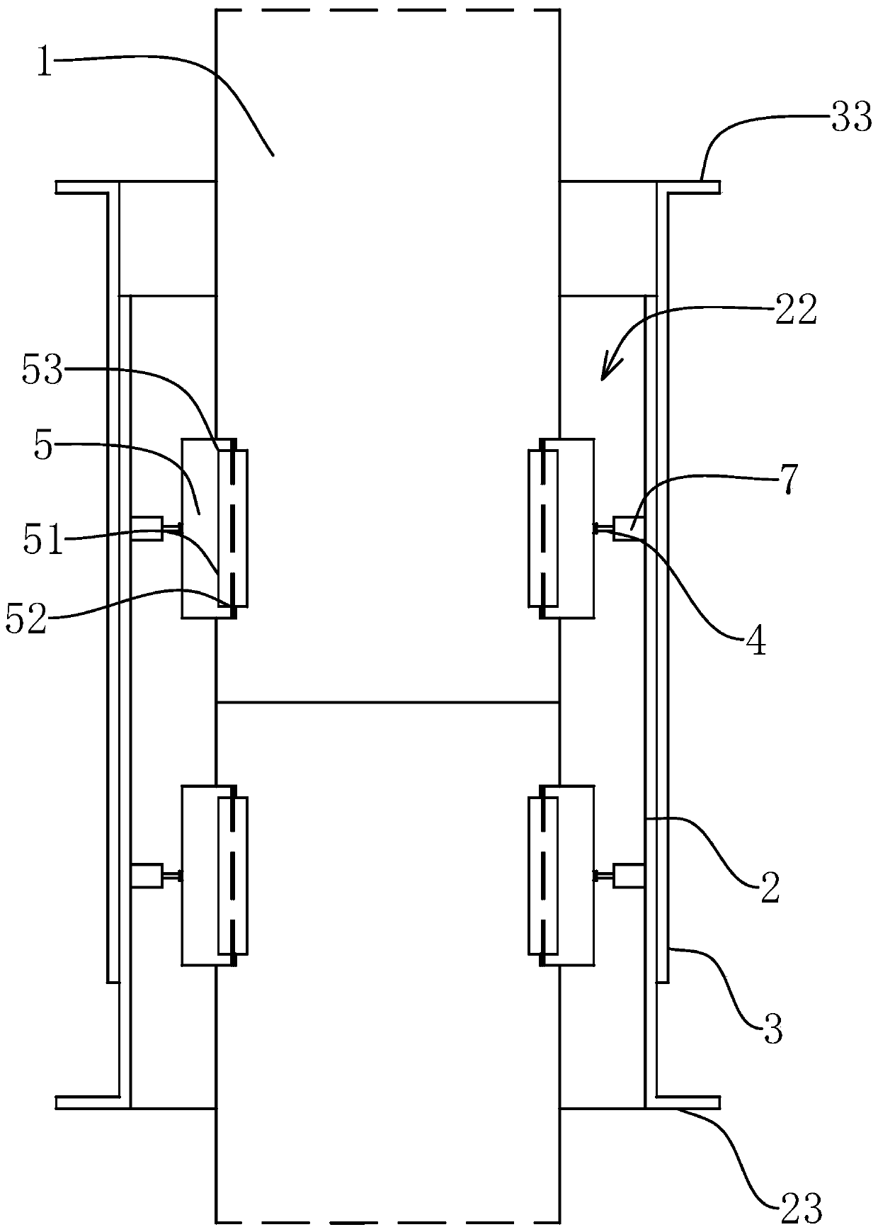 Pipe fitting connection rapid clamping device and application method thereof