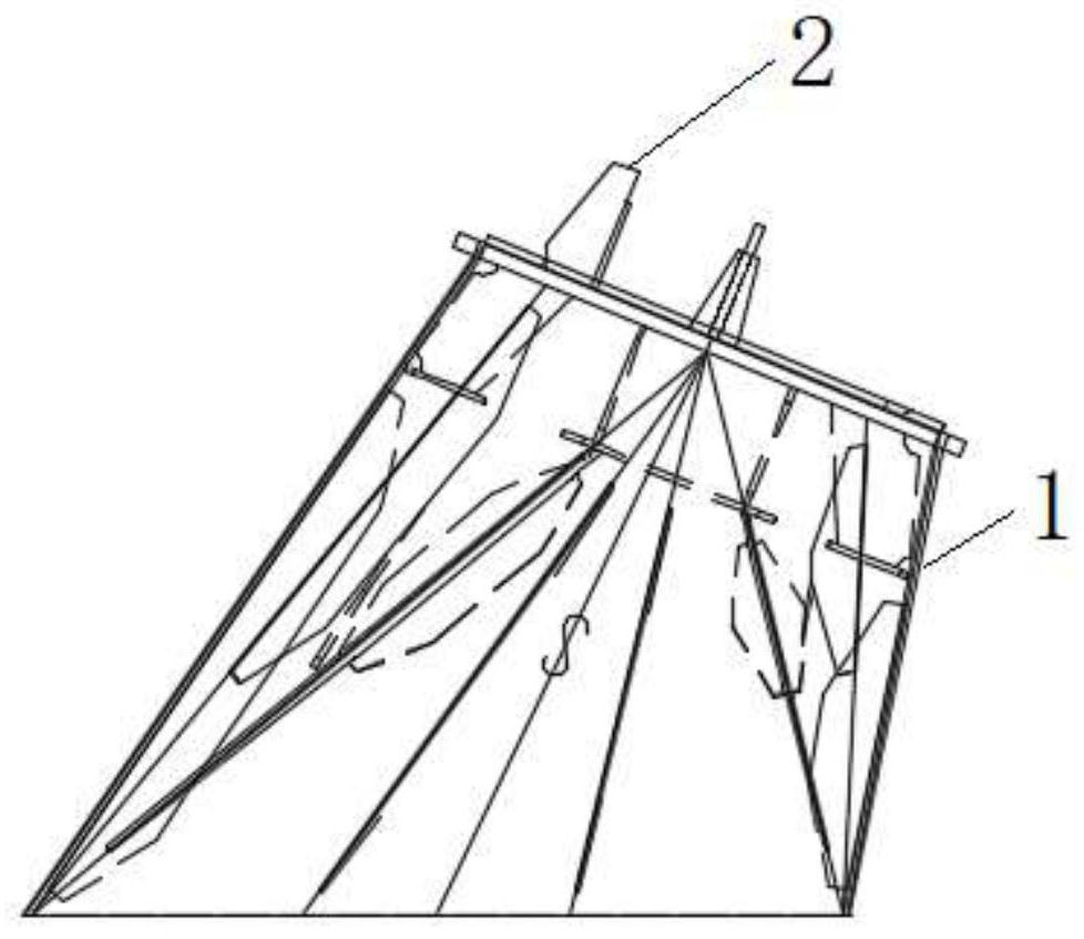 Installation method of quay crane trapezoidal assembly