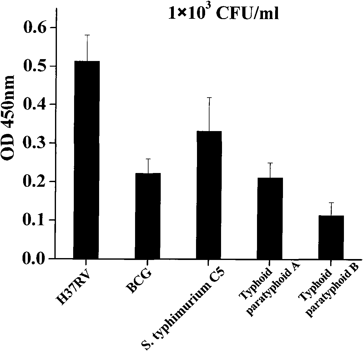 Kit of Mycobacterium tuberculosis and detection method thereof