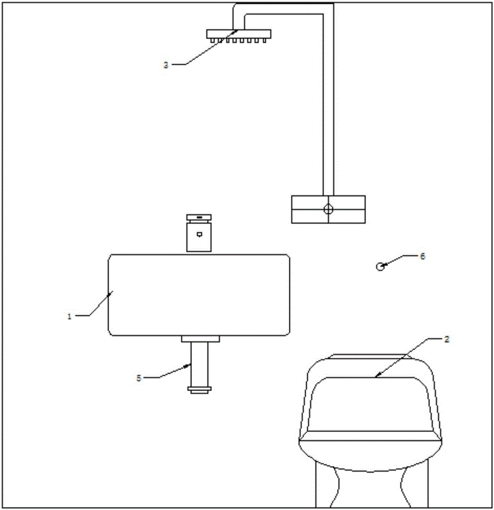 Toilet of which space can be repeatedly utilized