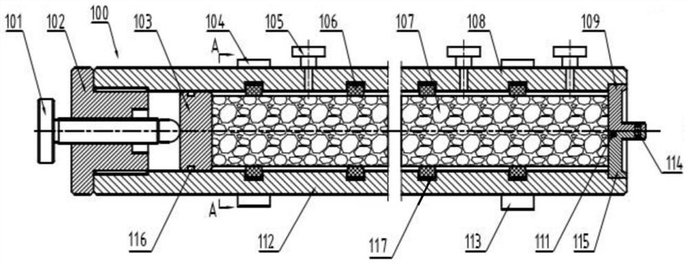 Rock core sealing storage device, gas sampling device and sampling method