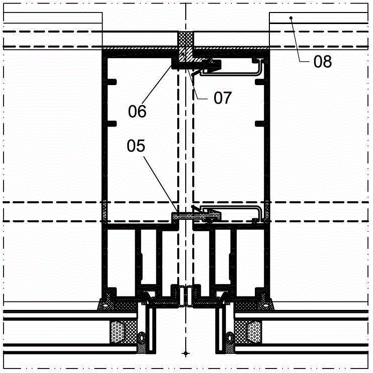 Horizontal sliding rear flush unit system and its manufacturing process