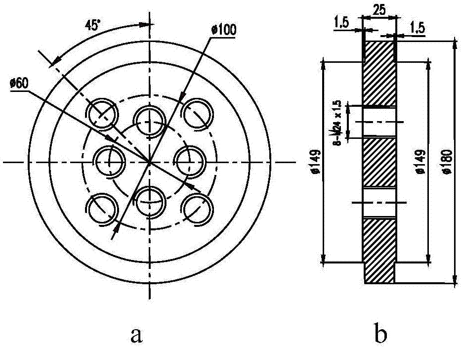 Burr removing device and method for cross deep oil hole with large ratio of length to diameter