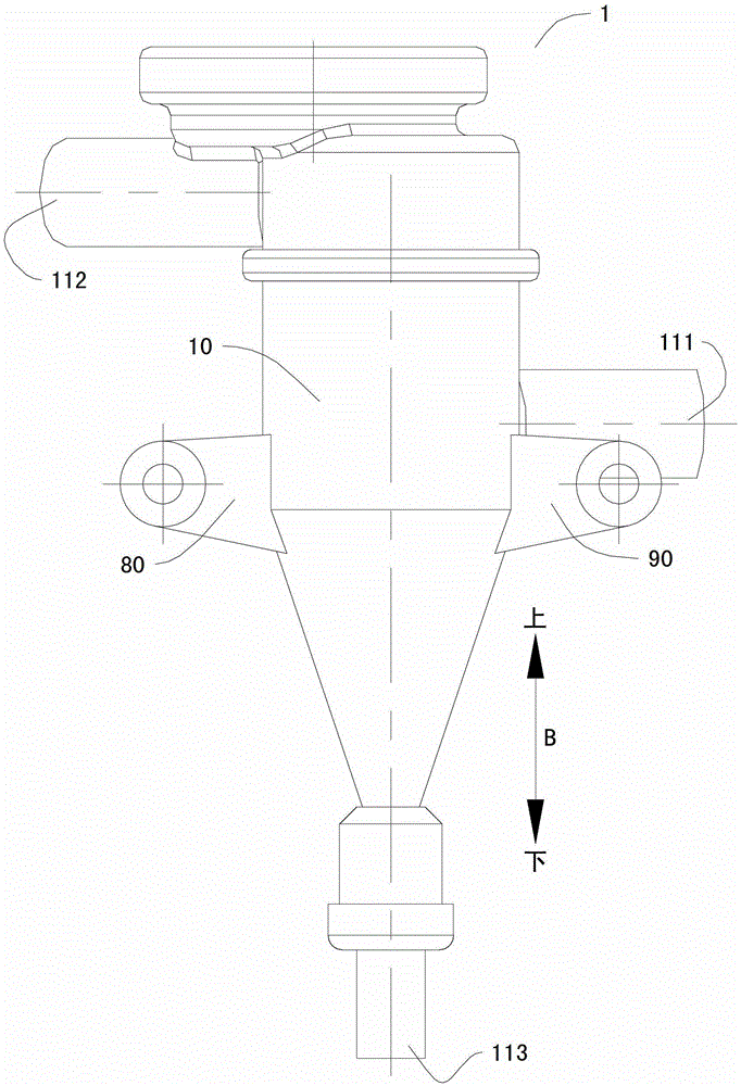 Oil-gas separation device for engine and engine and vehicle having same
