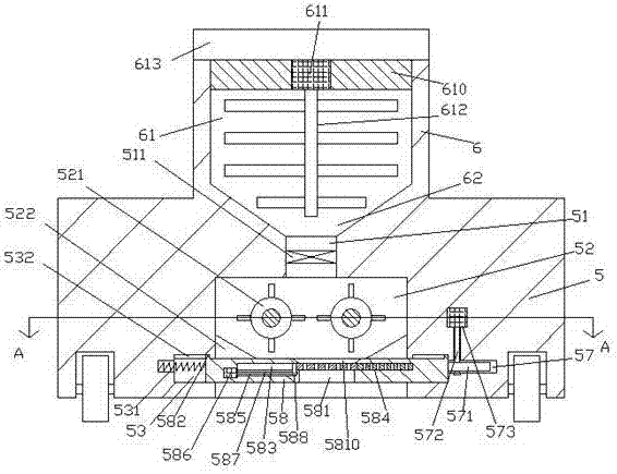 Fertilizer apparatus for automatic agricultural machinery