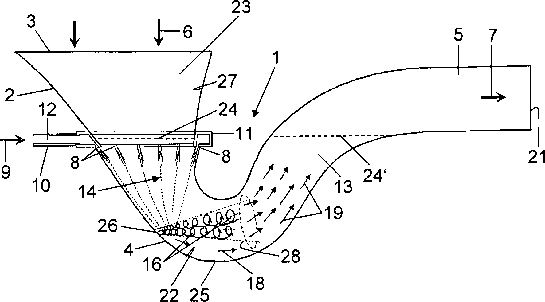 Washing device for wc and method of operating the same