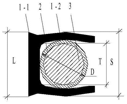 Composite sealing ring for low-temperature valve