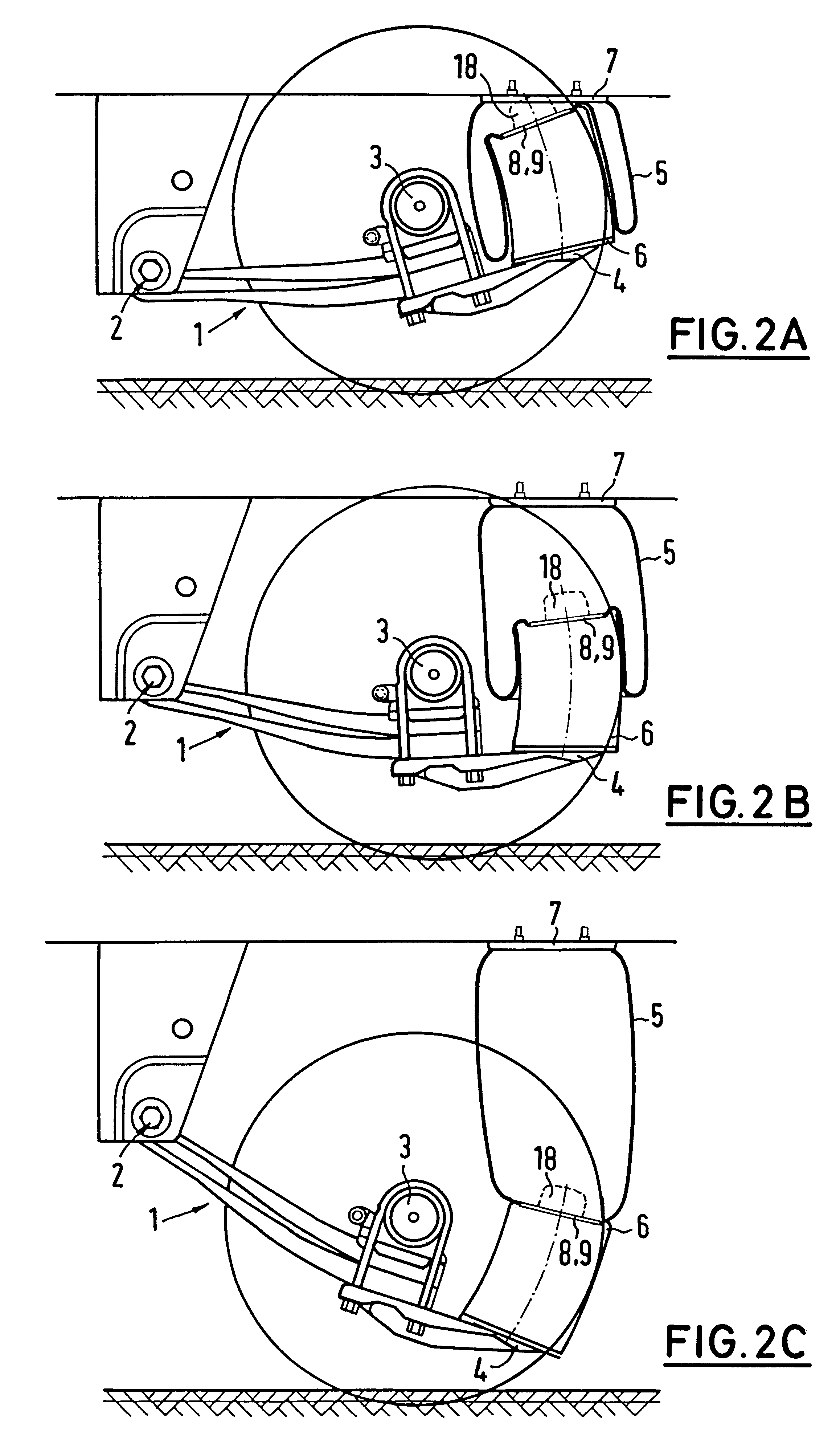 Vehicle axle suspension