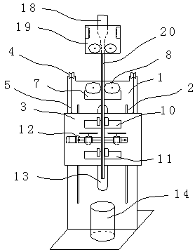 Rapid glass rod cutting device