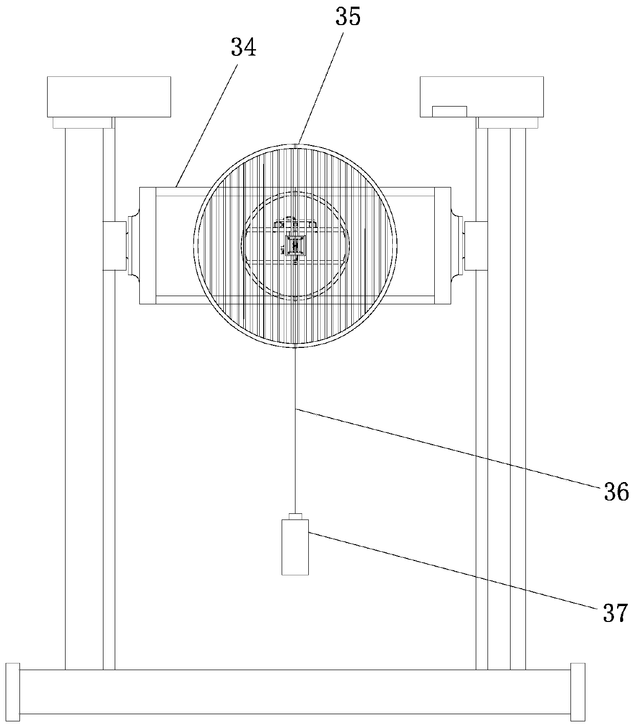 Building monitoring device based on BIM technology