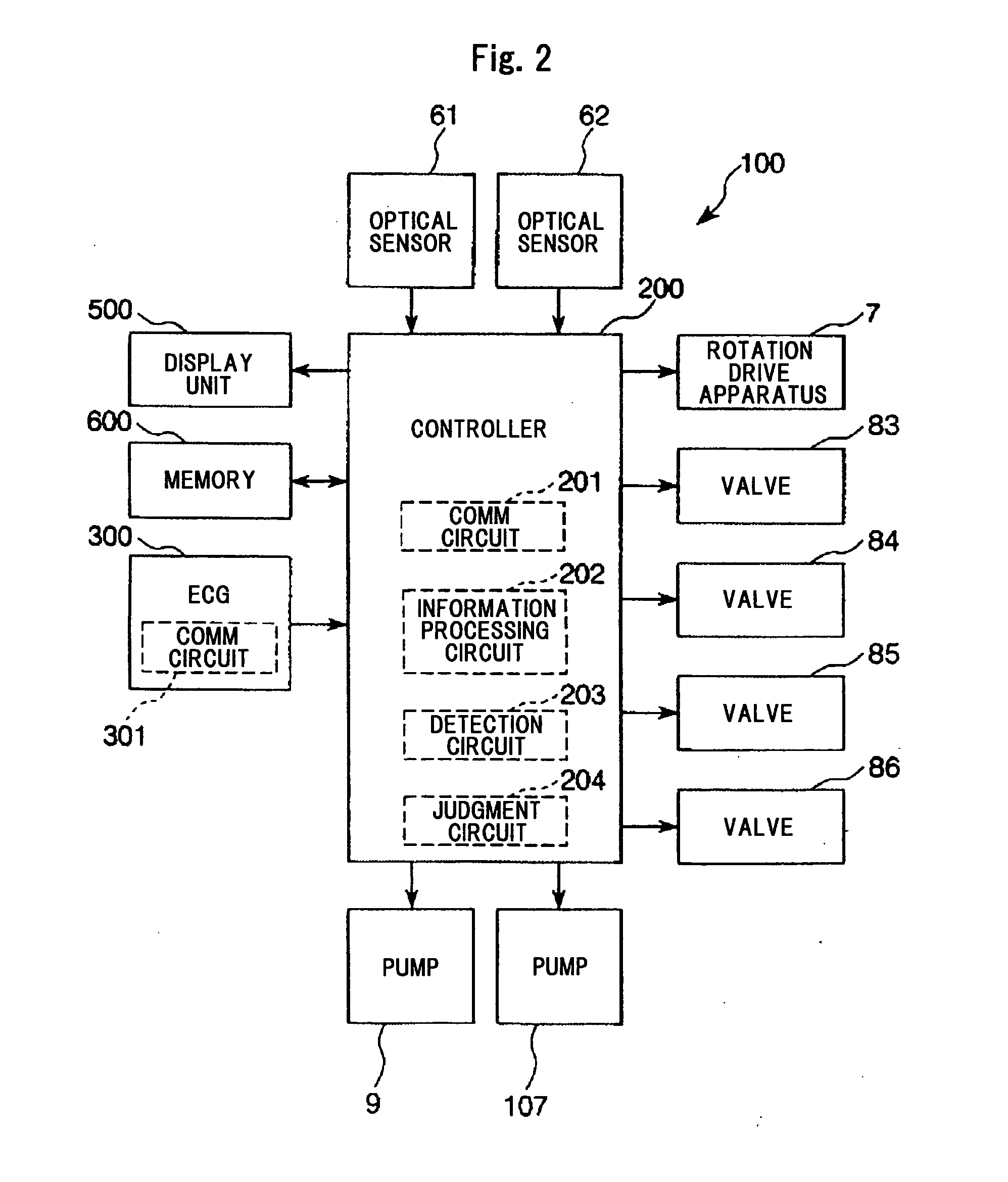 Autonomic nervous activity monitor, blood processing apparatus, blood collecting apparatus and autonomic nervous activity monitoring method