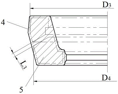Overlapping type combined forging method