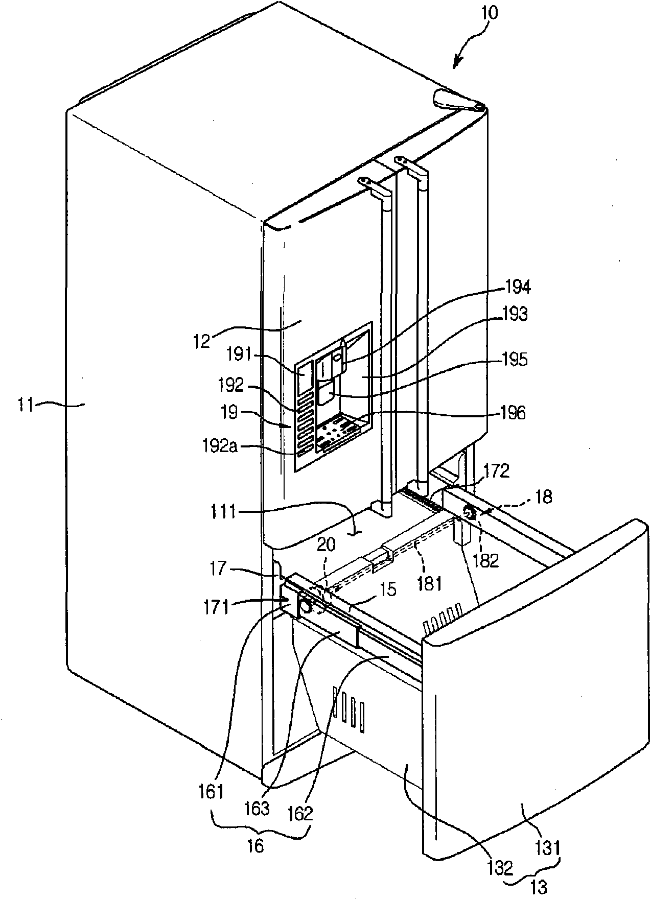 System and method for driving a drawer in a refrigerator