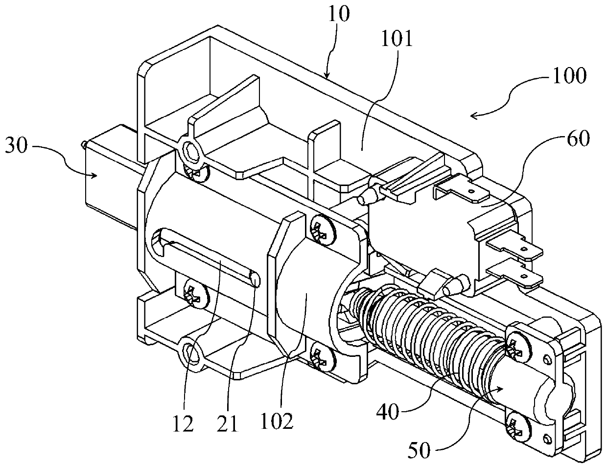 Door lock assembly and cooking electric appliance with same