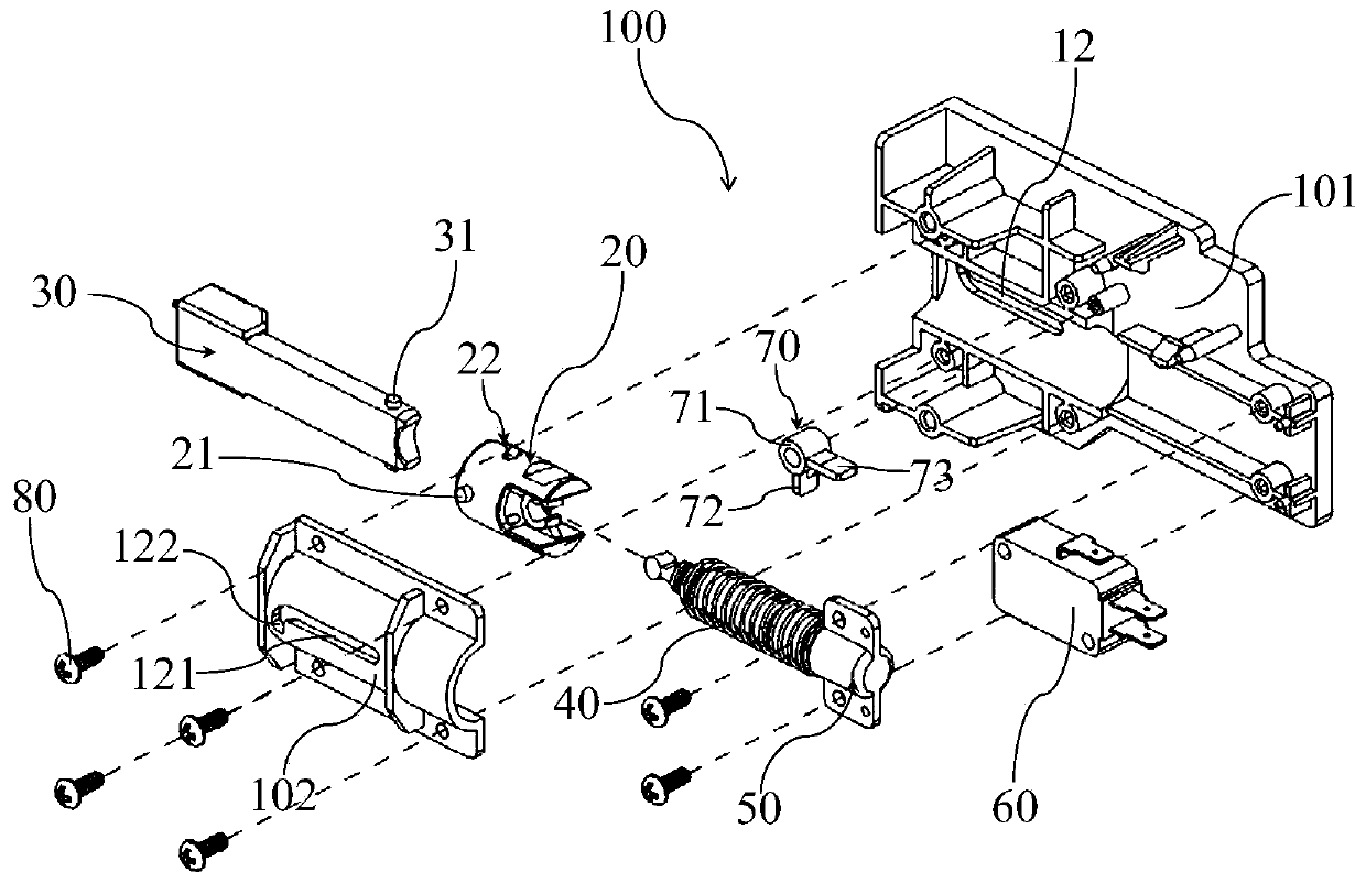 Door lock assembly and cooking electric appliance with same