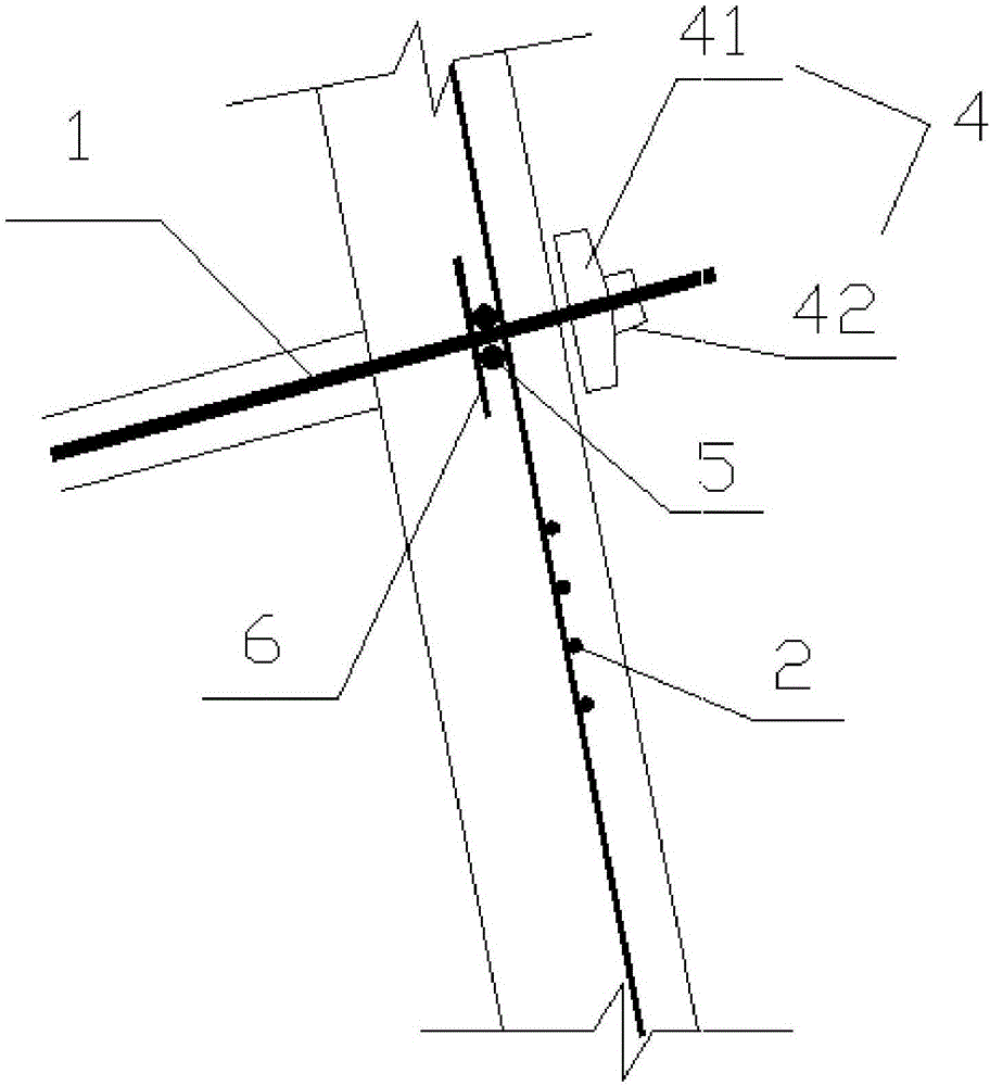 Soil nailing wall supporting structure and construction method