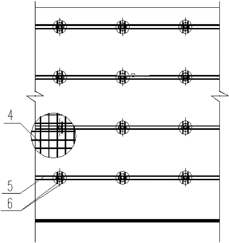 Soil nailing wall supporting structure and construction method