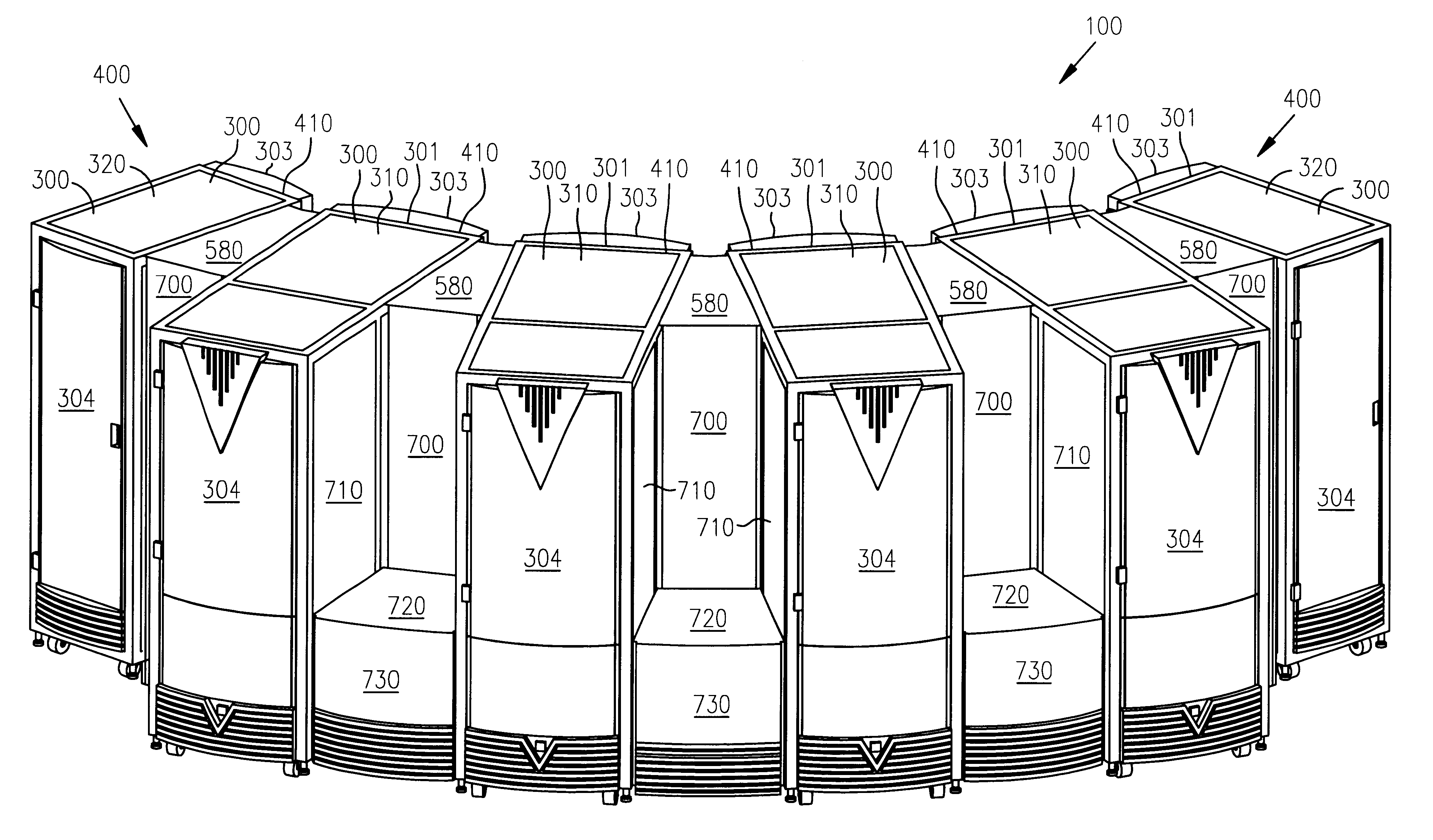 Radial computer system and method