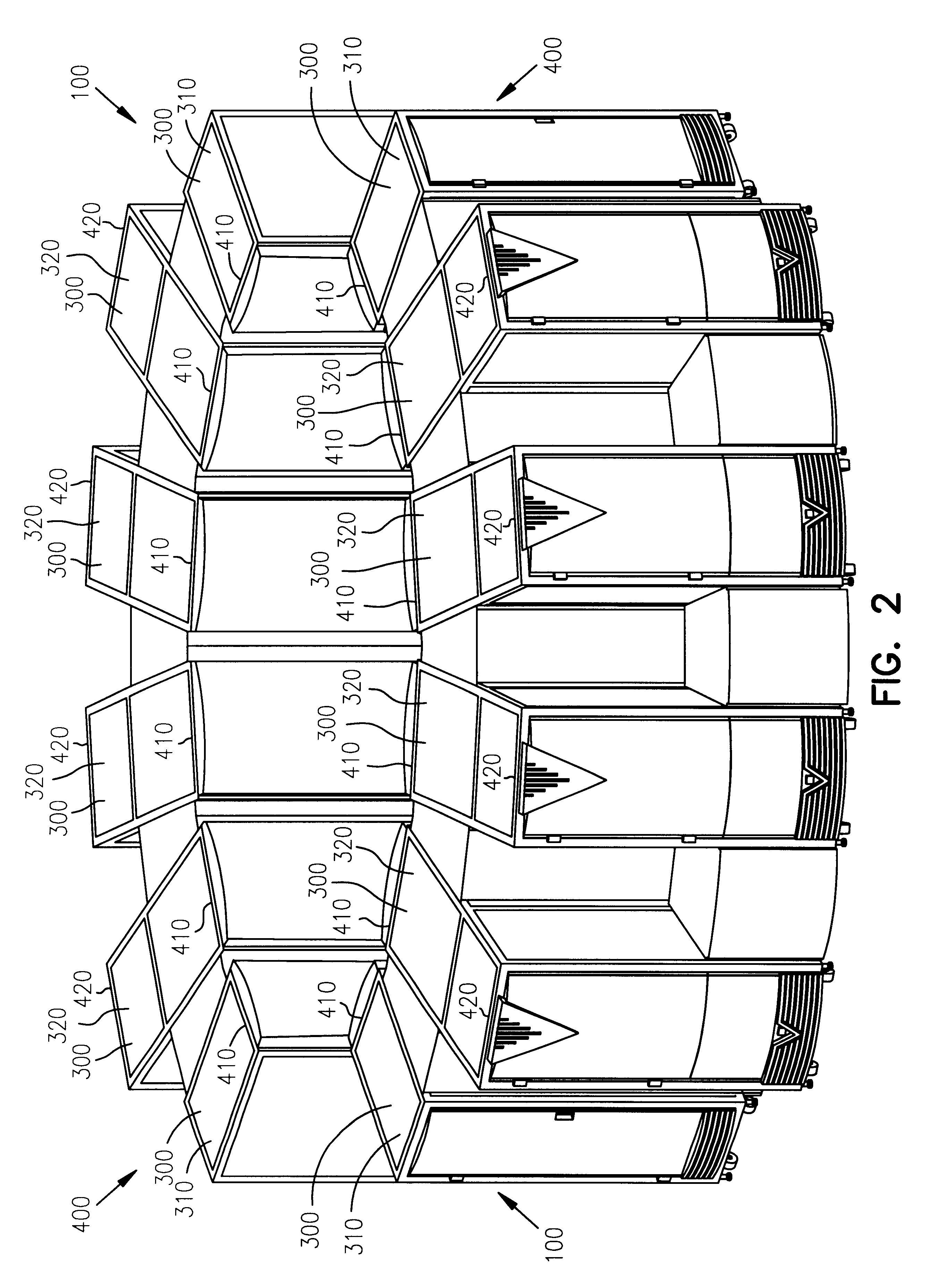 Radial computer system and method