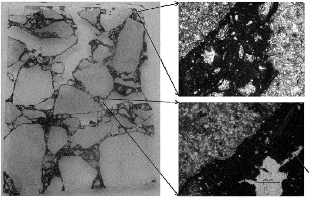 Preparation method of asphalt mixture sample ultrathin slice for microscopic observation