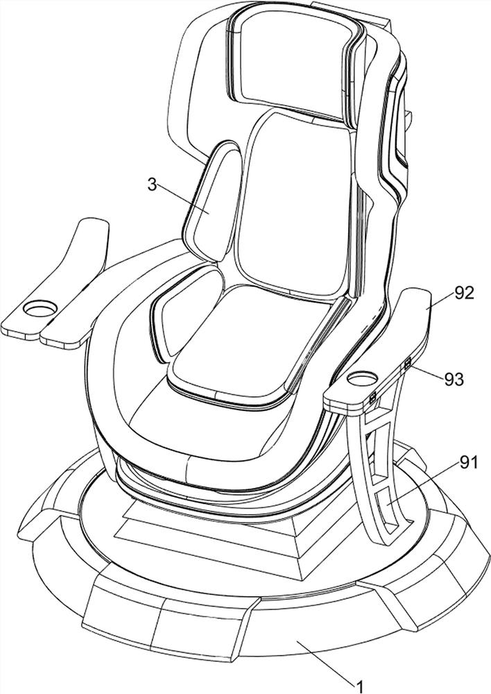 High-performance seat for medical injection department