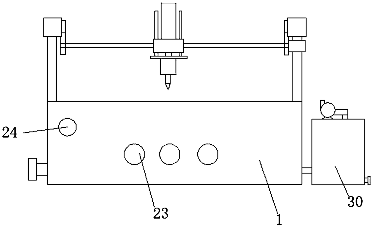 Steel plate drilling debris collection device for machining