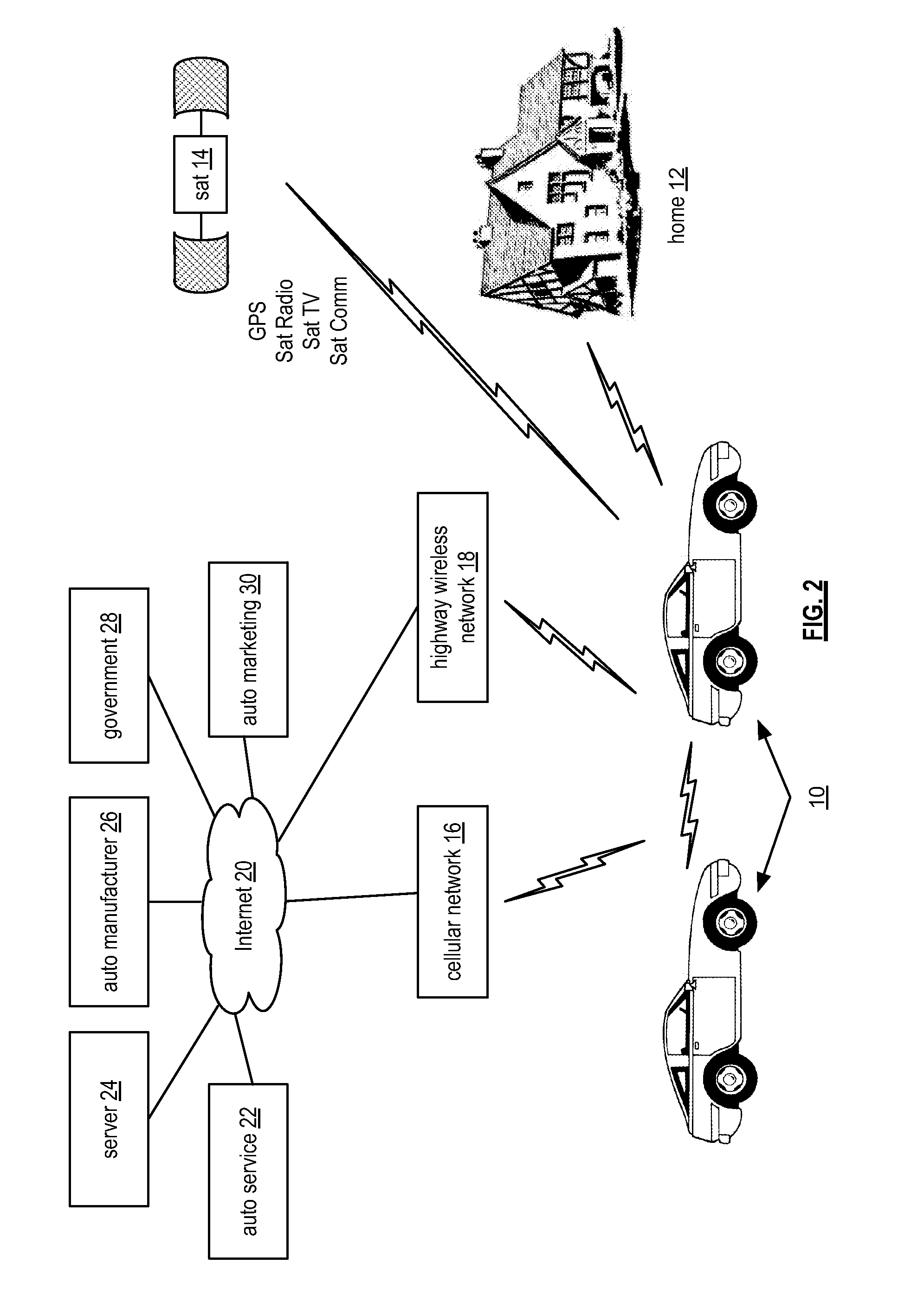 Network management module for a vehicle communication network