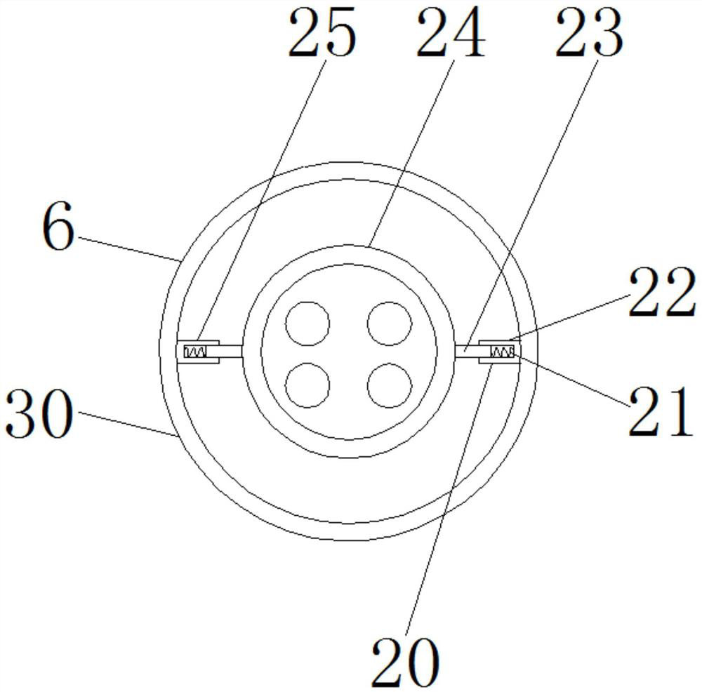 A charging interface for new energy vehicles