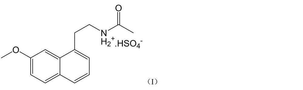 Agomelatine sulfate and preparation method thereof