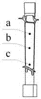 Design method of built-in baffle for directional solidification vane gating system