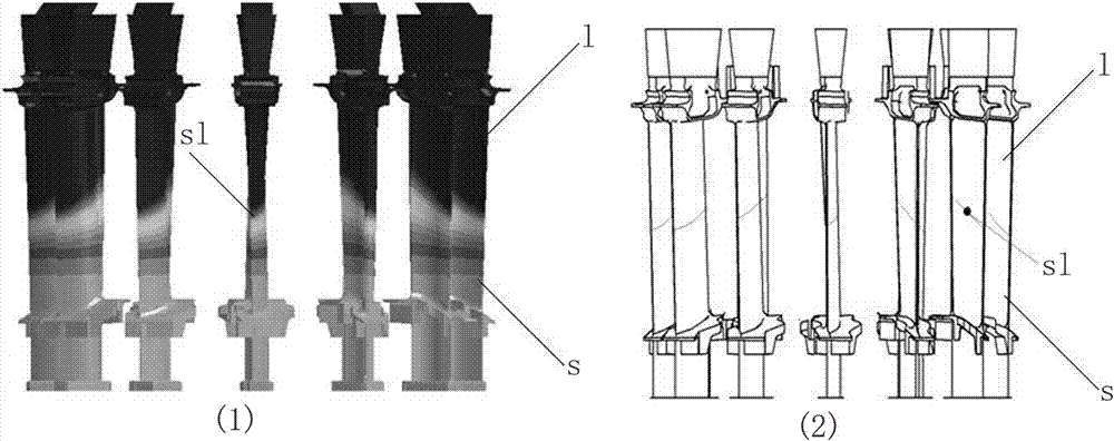 Design method of built-in baffle for directional solidification vane gating system