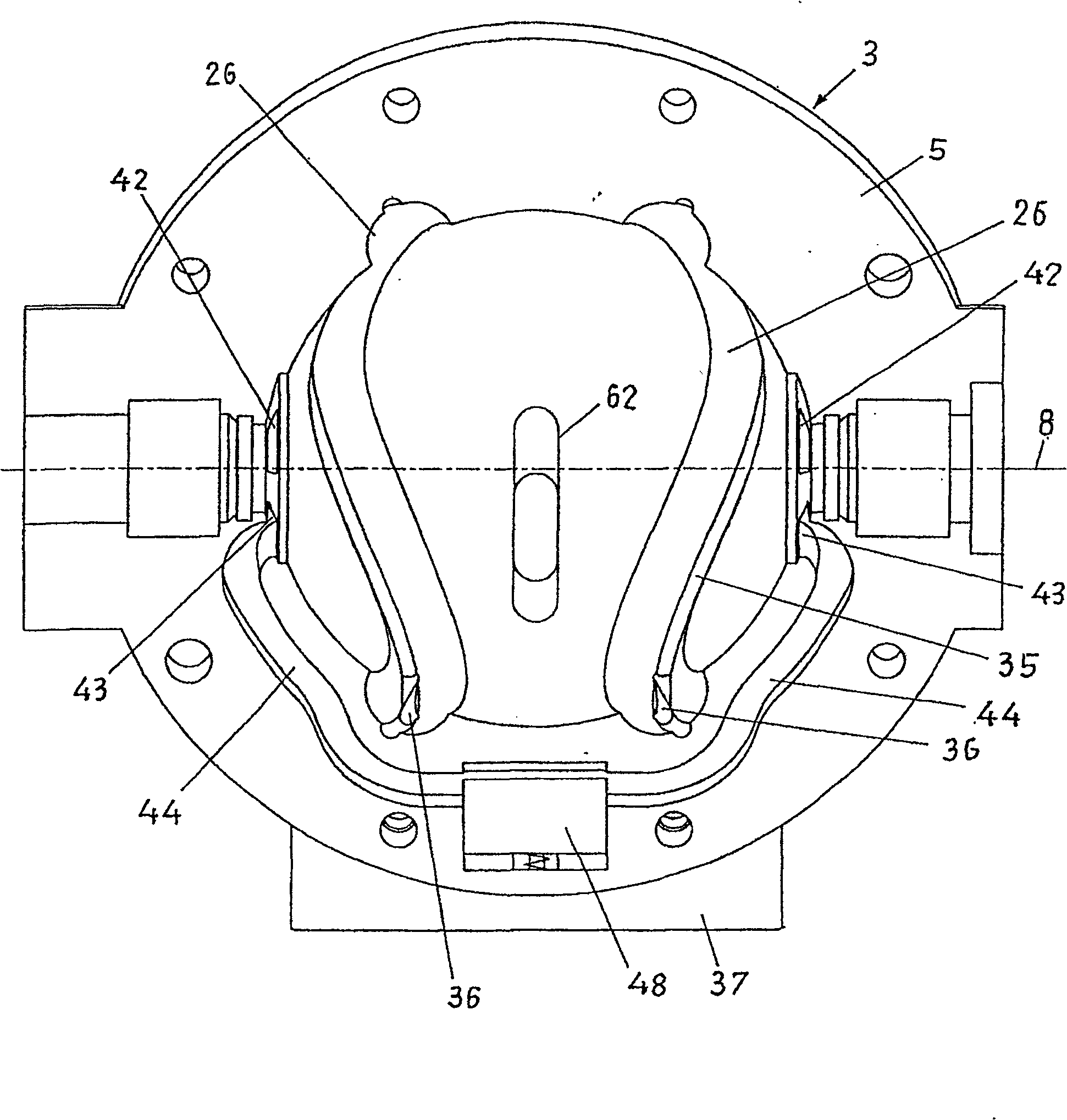 Rotary-piston engine and vehicle comprising an engine of this type