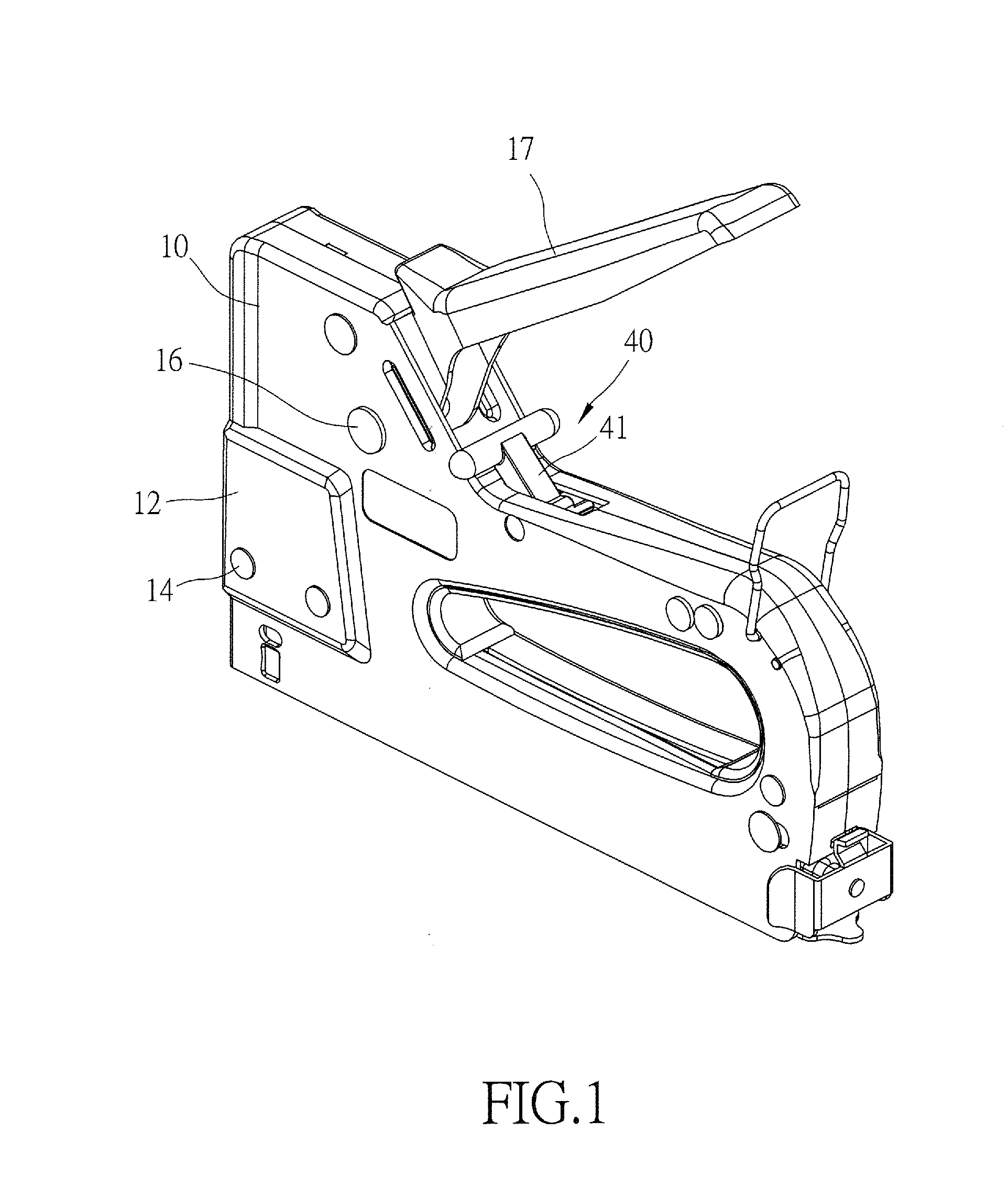 Structure of stapling device