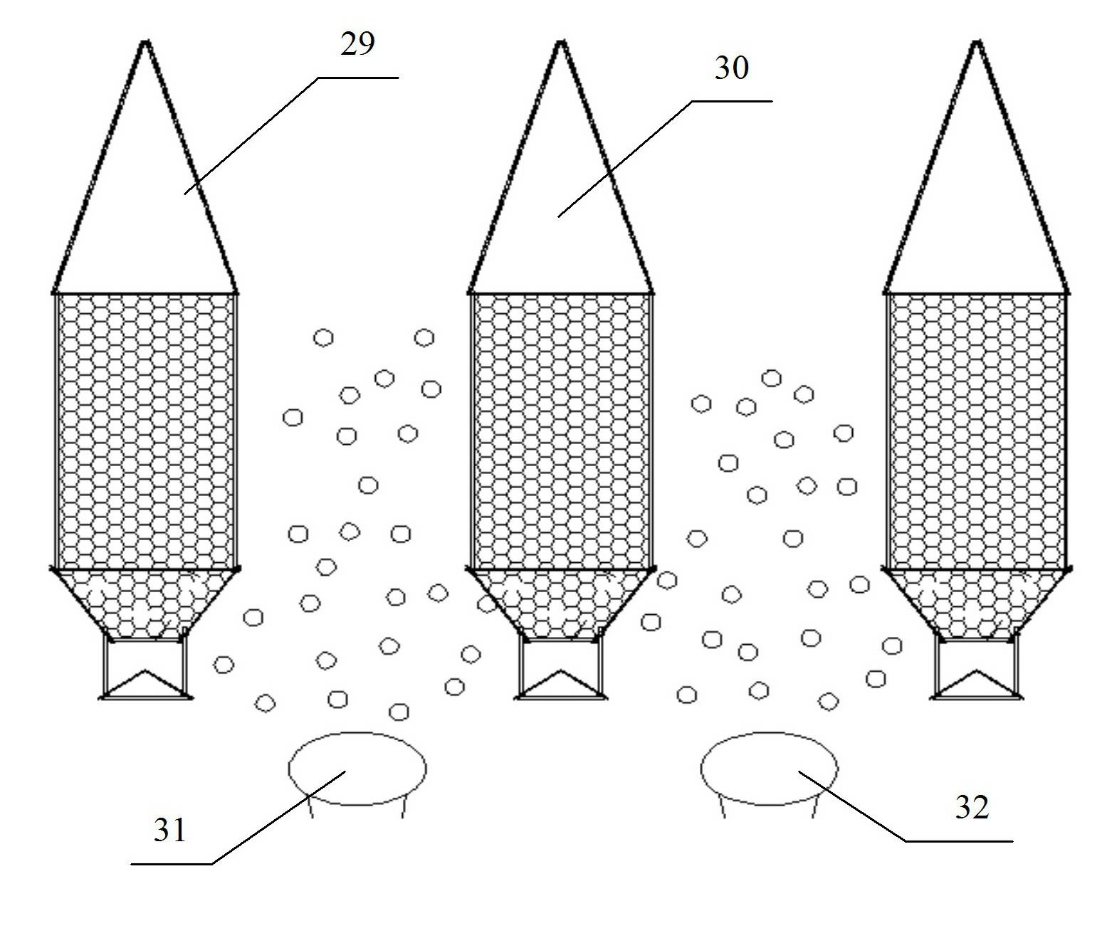 Fast biofilm formation device of suspended filler and sequencing batch biofilm reactor