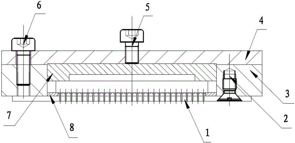 Tool and method for controlling coplanarity, position tolerance and perpendicularity of CCGA device welding columns