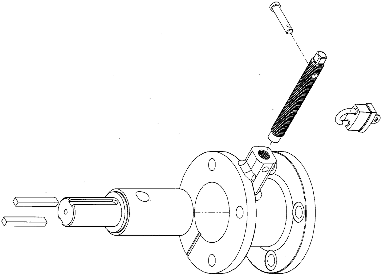 Combination device for lockout and partial stroke test of valve actuators