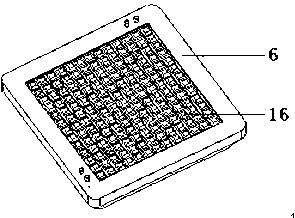 Glass fixing method for multifunctional glass support platform